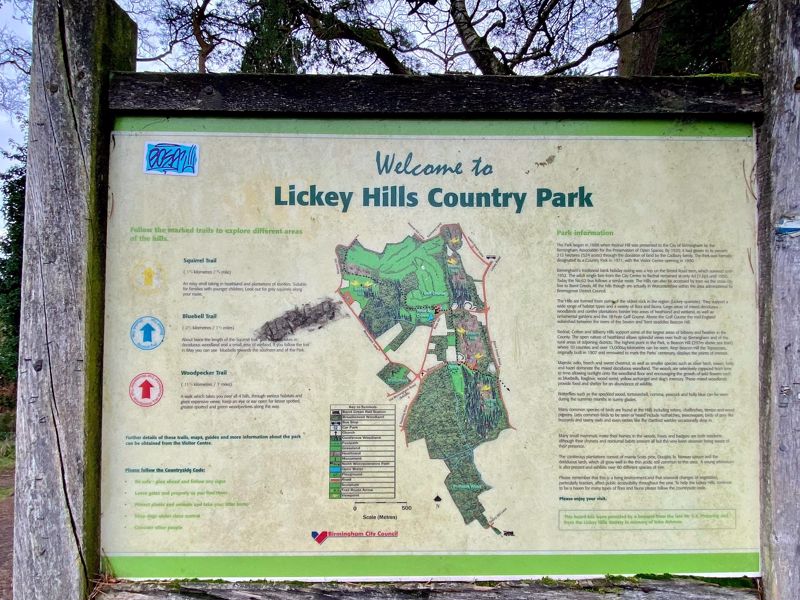 Country Park sign